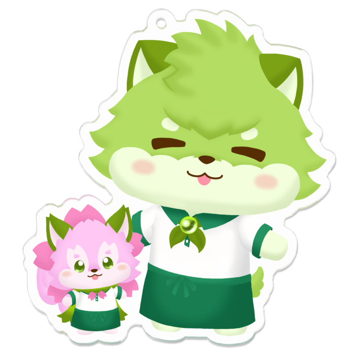 アクリルキーホルダー - 70 x 70 (mm)