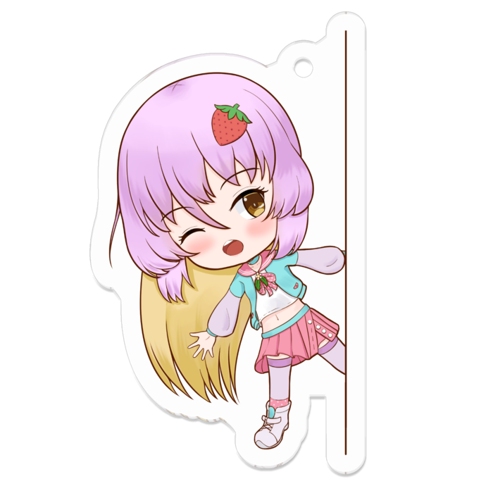 アクリルキーホルダー - 50 x 50 (mm)