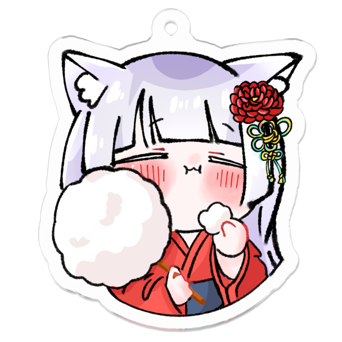 アクリルキーホルダー - 50 x 50 (mm)
