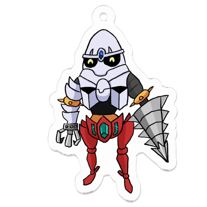 アクリルキーホルダー（コーティング） - 50 x 50 (mm)