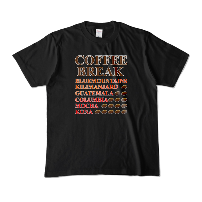 カラーTシャツ - M - ブラック (濃色)