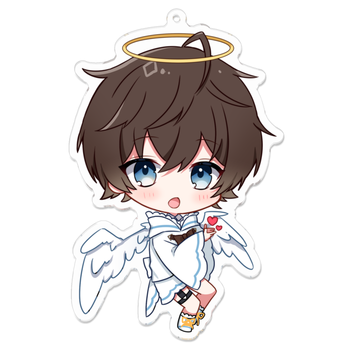 アクリルキーホルダー（コーティング） - 100 x 100 (mm)