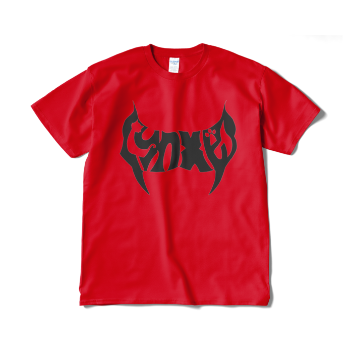 - XL - レッド（黒文字）