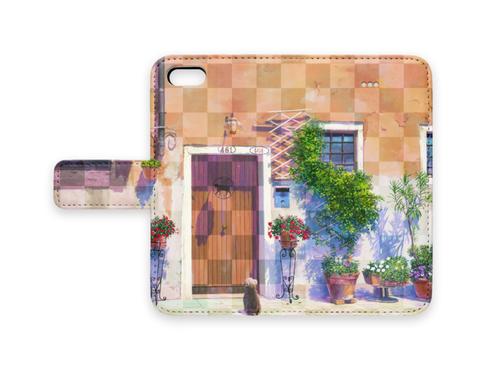手帳型iPhoneケース - iPhone 5 / 5s / SE - ストラップ穴 なし