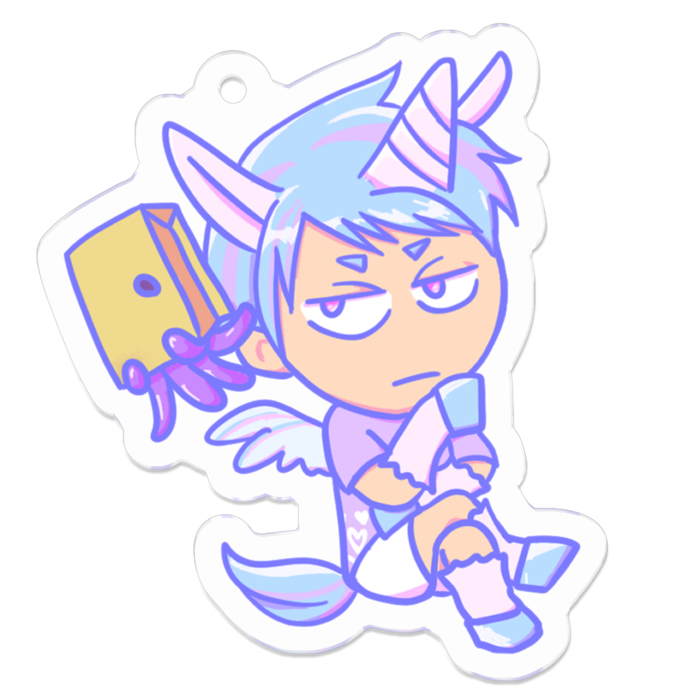 アクリルキーホルダー - 50 x 50 (mm)