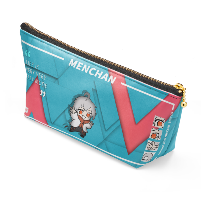 ポーチ - 長さ21.5cm / 高さ10cm - ブラック