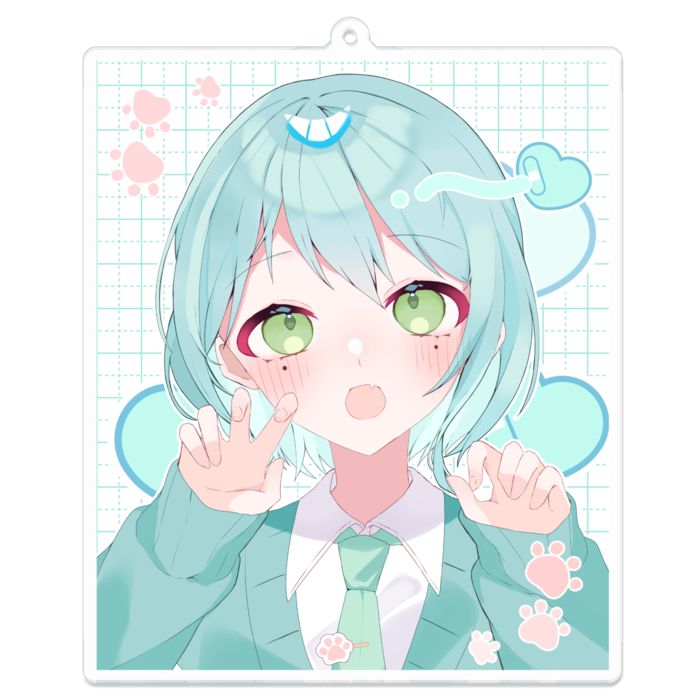 アクリルキーホルダー - 100 x 100 (mm)