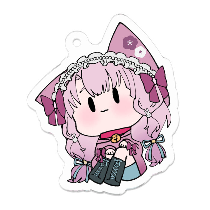 アクリルキーホルダー（コーティング） - 50 x 50 (mm)