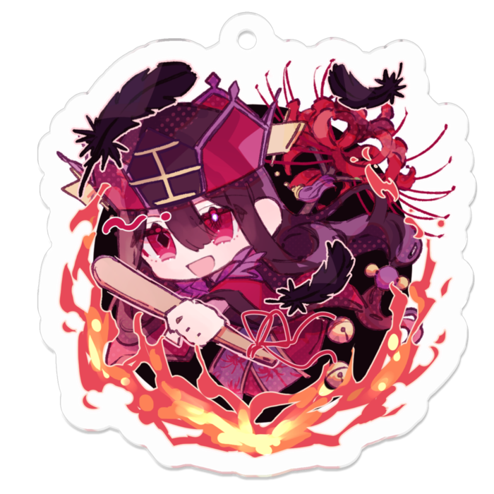 アクリルキーホルダー - 50 x 50 (mm)