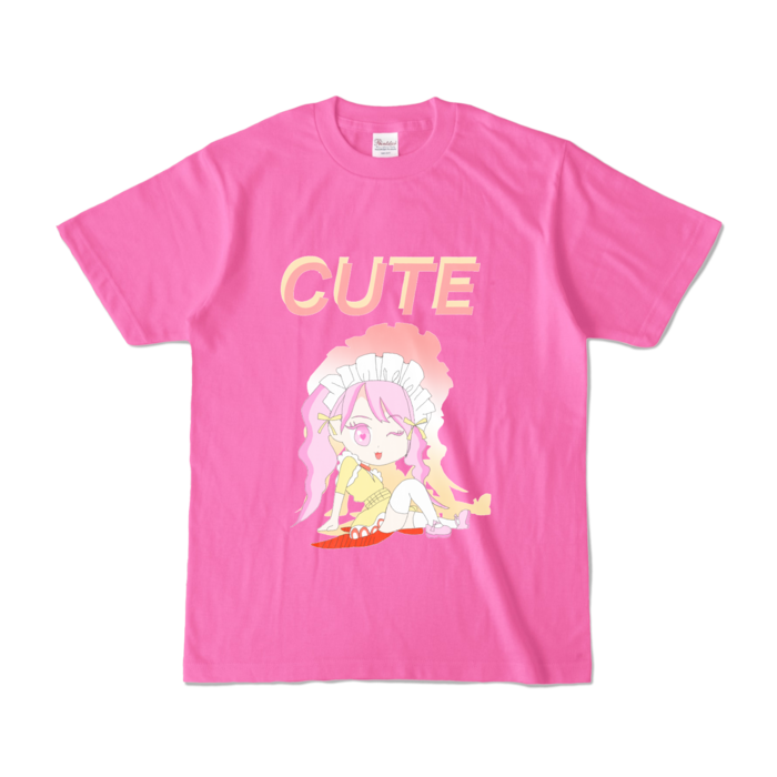 カラーTシャツ - S - ピンク (濃色)