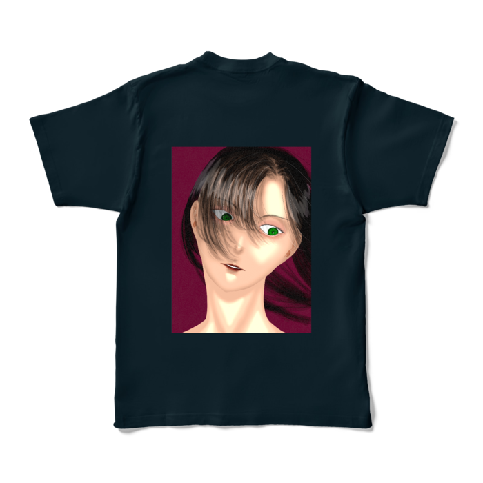 カラーTシャツ - XL - ネイビー （濃色）背面