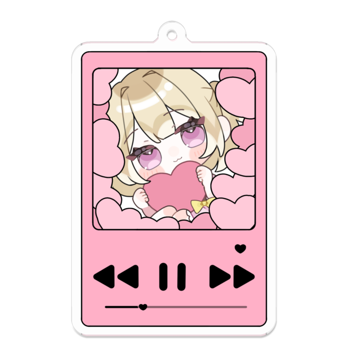 アクリルキーホルダー - 70 x 70 (mm)