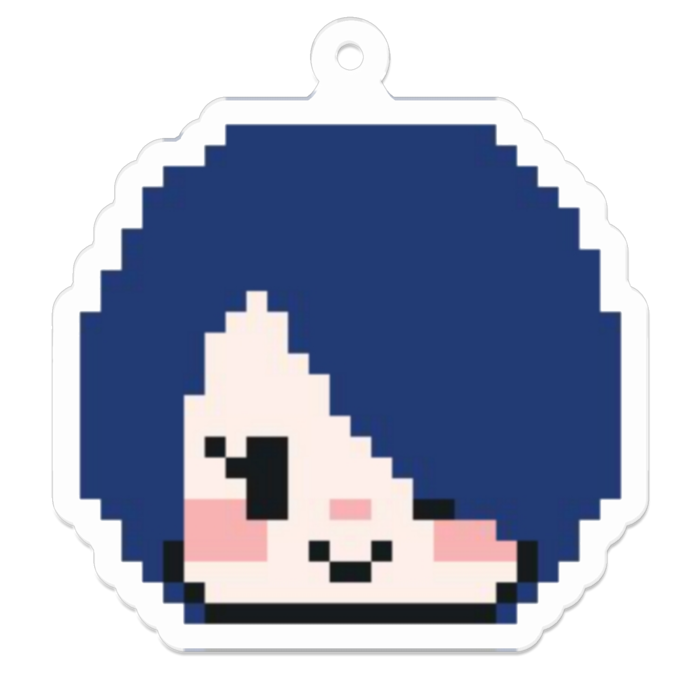 アクリルロベルタキーホルダー - 50 x 50 (mm)(1)