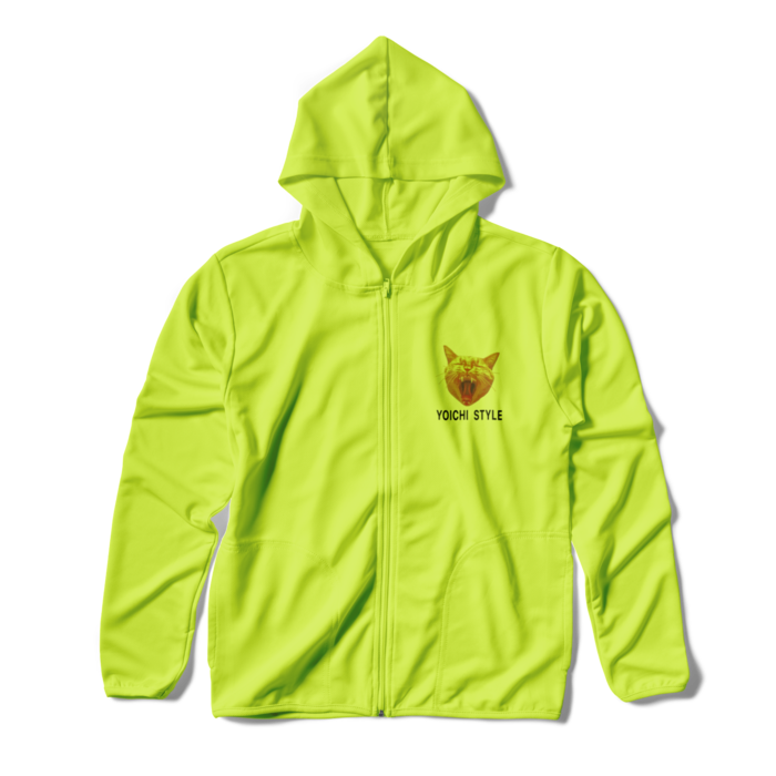 ジップパーカー - S - ライトグリーン