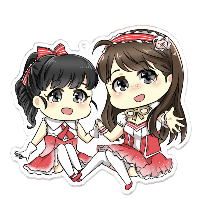 アクリルキーホルダー - 100 x 100 (mm)