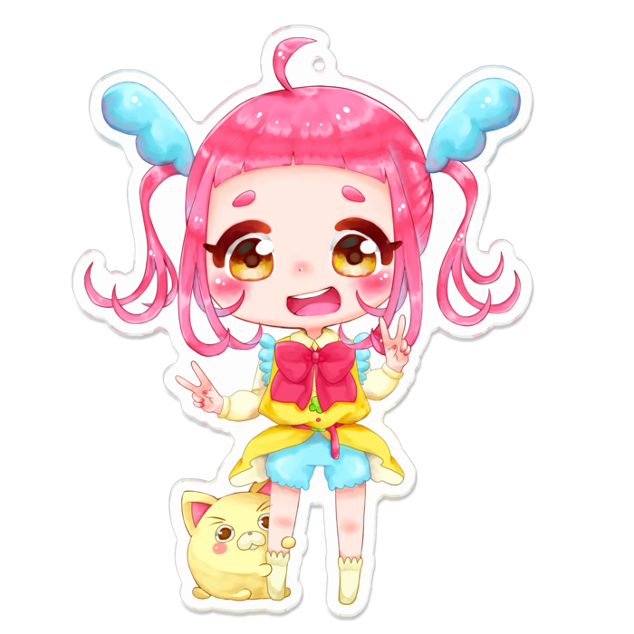 アクリルキーホルダー - 100 x 100 (mm)