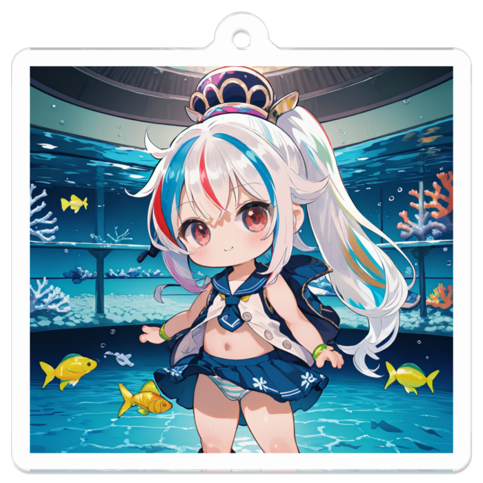 アクリルキーホルダー - 50 x 50 (mm)
