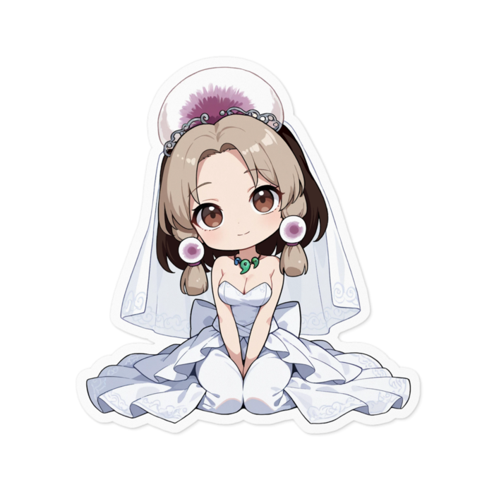 ステッカー - 100 x 100 (mm)(キャラのみ)