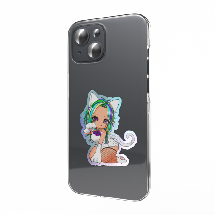 オーロラスマホステッカー - 縦