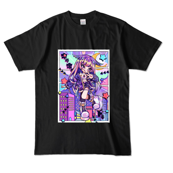 カラーTシャツ - L - ブラック (濃色)
