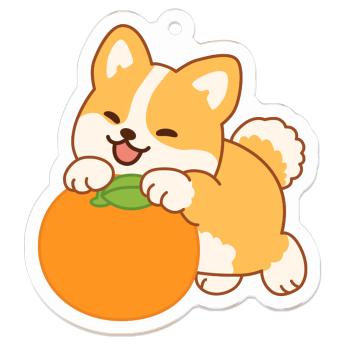 アクリルキーホルダー - 50 x 50 (mm)