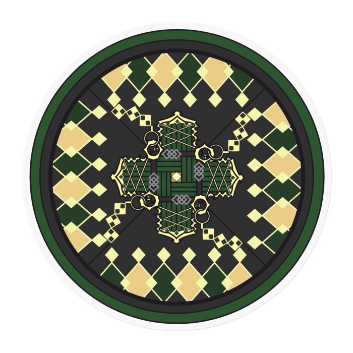 ステッカー - 100 x 100 (mm)