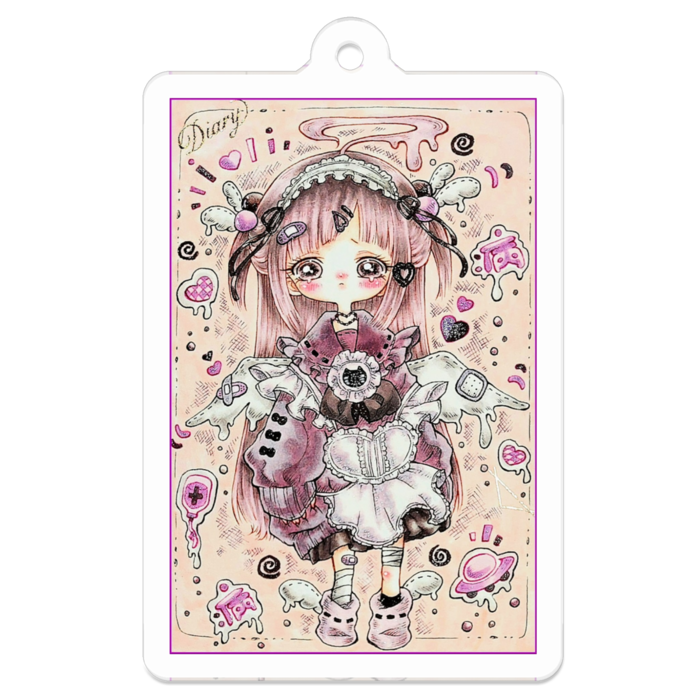 アクリルキーホルダー - 50 x 50 (mm)