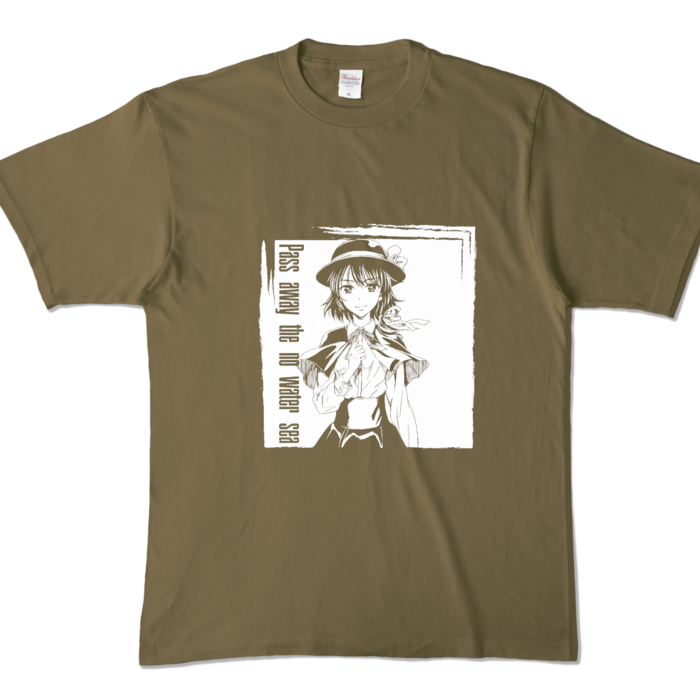 カラーTシャツ - XL - オリーブ (濃色)