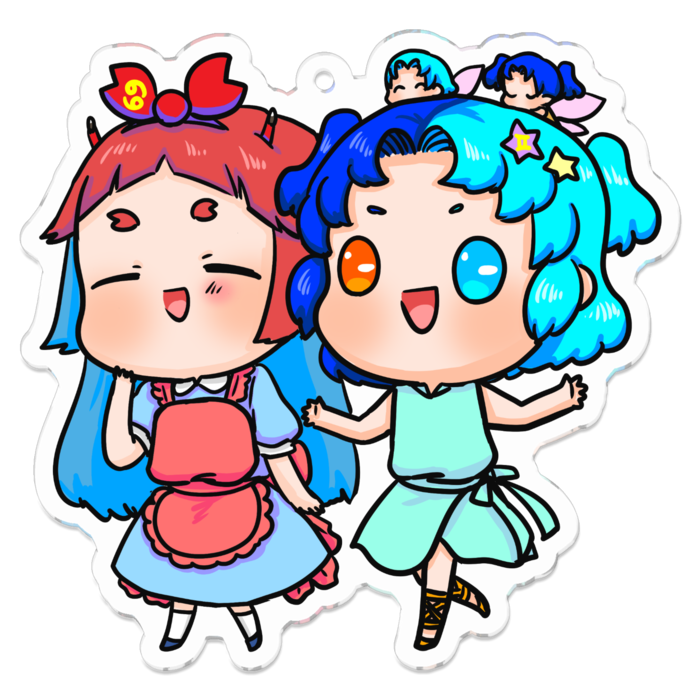 アクリルキーホルダー - 70 x 70 (mm)