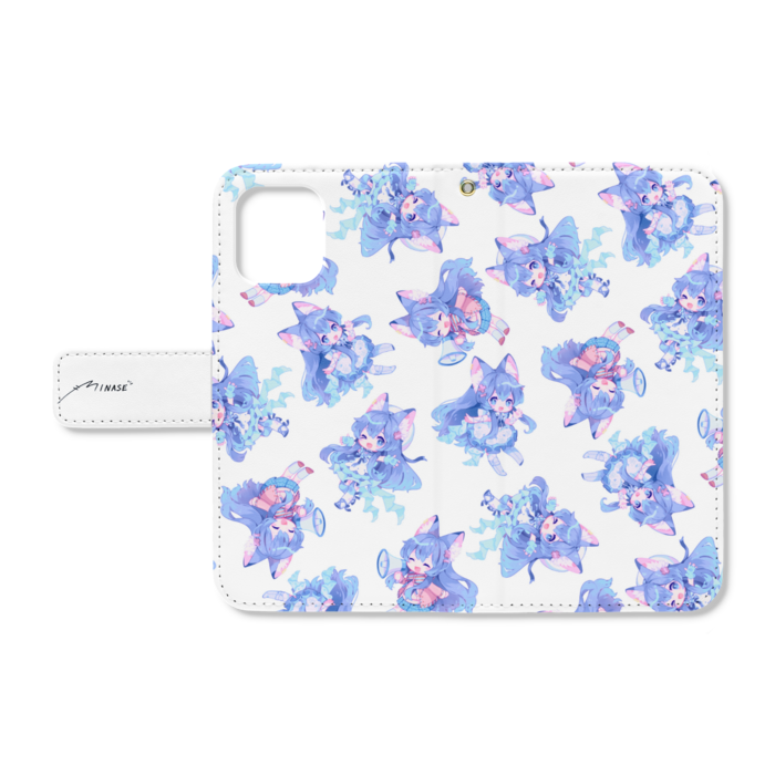 White - iPhone12 mini - ストラップ穴 あり