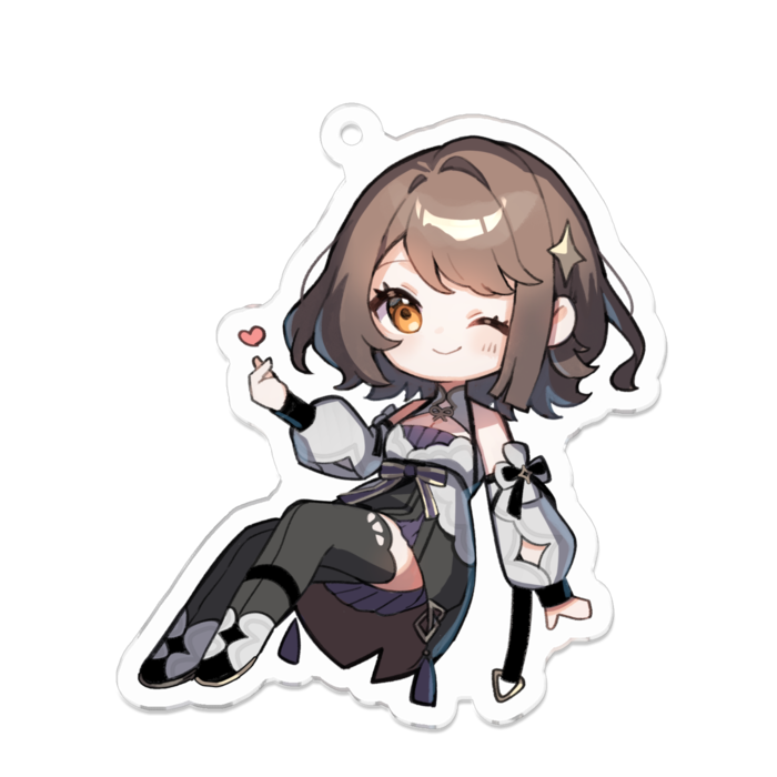 アクリルキーホルダー - 70 x 70 (mm)