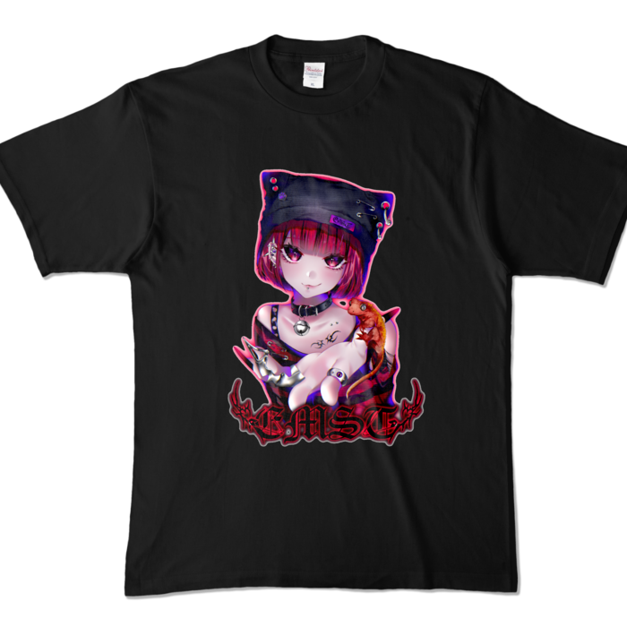 カラーTシャツ - XL - ブラック (濃色)