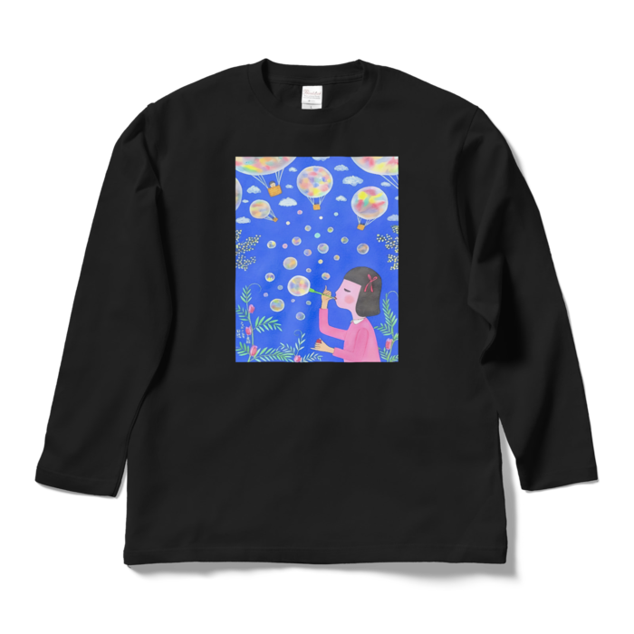 ロングスリーブTシャツ - L - ブラック