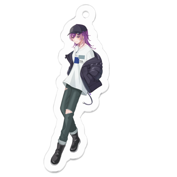 アクリルキーホルダー - 50 x 50 (mm)