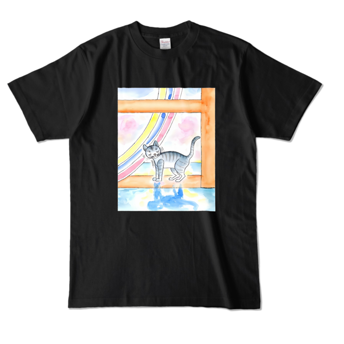 カラーTシャツ - L - ブラック (濃色)