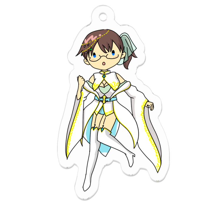 アクリルキーホルダー - 50 x 50 (mm)