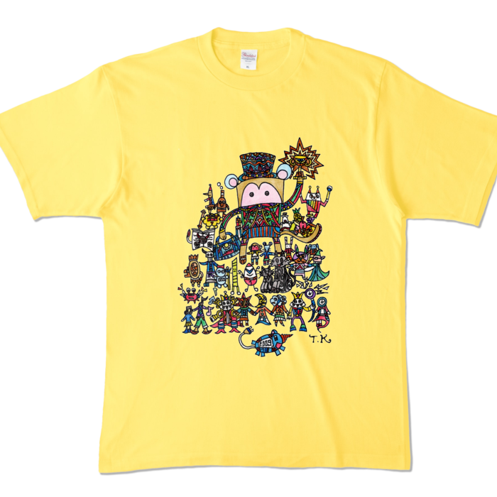 カラーTシャツ - XL - イエロー （濃色）