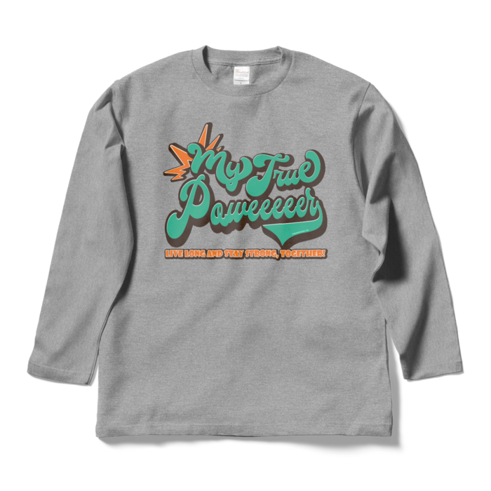ロングスリーブTシャツ - L - 杢グレー