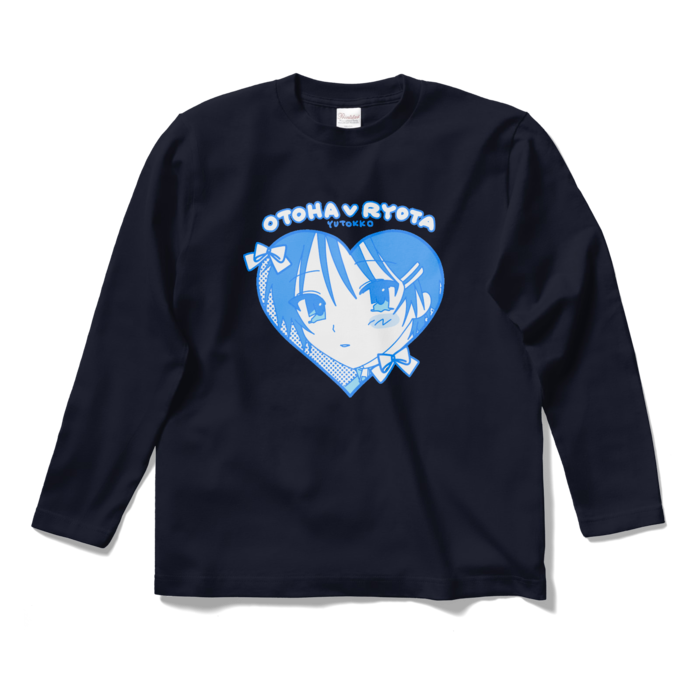 (りょ)ロングスリーブTシャツ - S - ネイビー