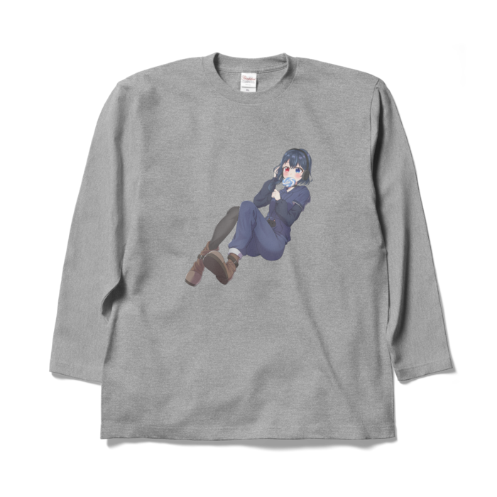 ロングスリーブTシャツ - XL - 杢グレー