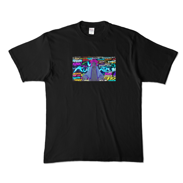 カラーTシャツ - XL - ブラック (濃色)