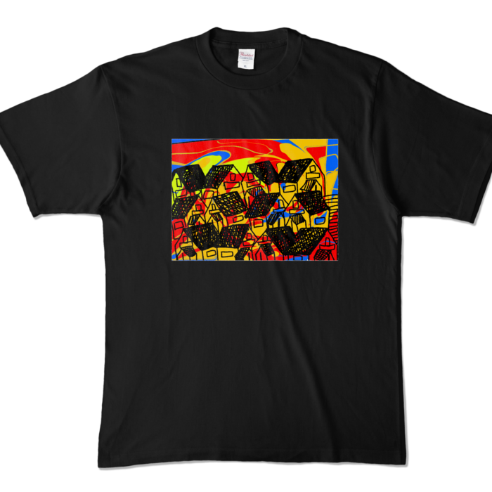 カラーTシャツ - XL - ブラック (濃色)