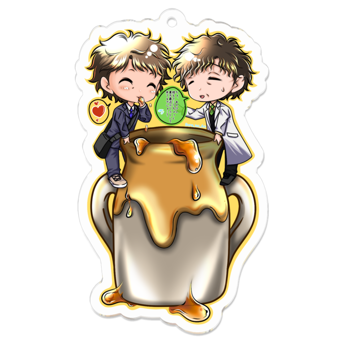 アクリルキーホルダー - 70 x 70 (mm)