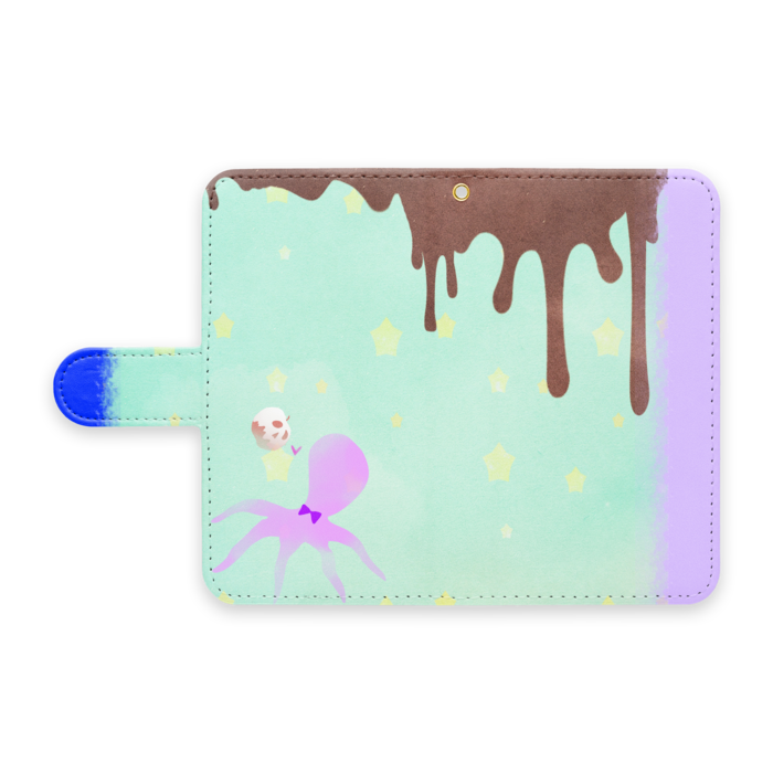 手帳型Androidケース - S - ストラップ穴 あり