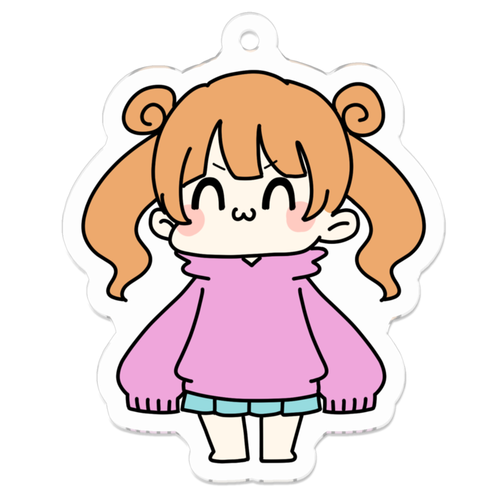 アクリルキーホルダー - 50 x 50 (mm)