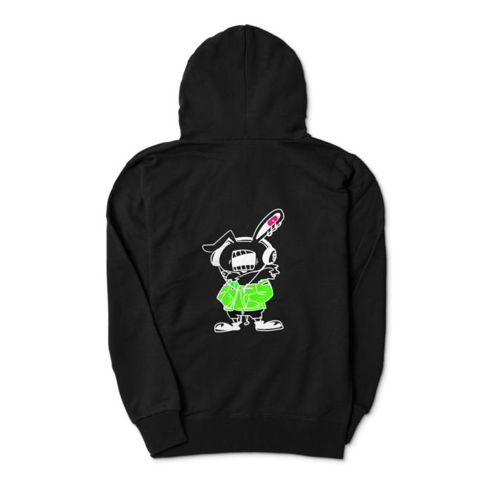 ジップパーカー - S - 背面