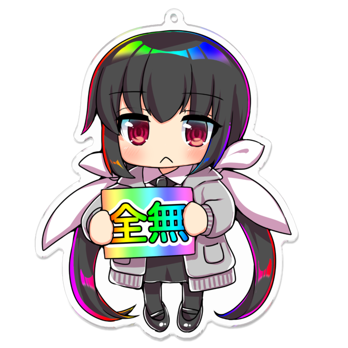 アクリルキーホルダー（コーティング） - 100 x 100 (mm)