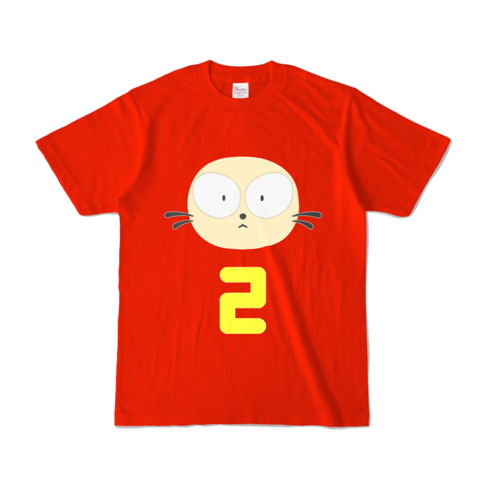 Tシャツになったニィ - S - レッド (濃色)
