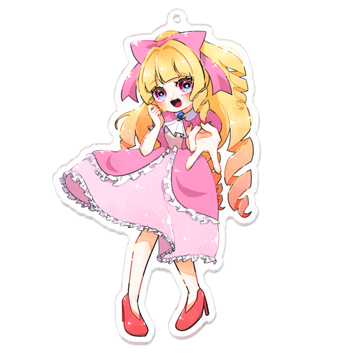 アクリルキーホルダー（コーティング） - 100 x 100 (mm)