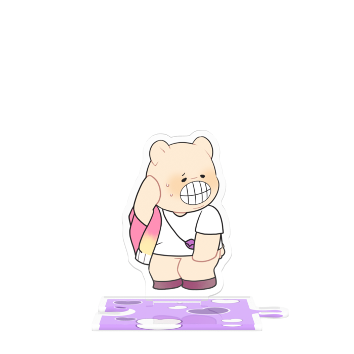 つながるアクスタ むらさき